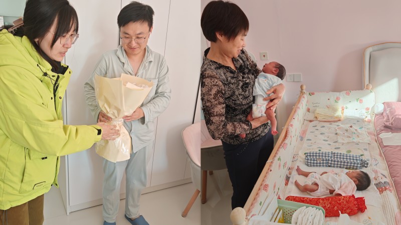 雙倍喜悅，雙倍關懷--探望喜得龍鳳胎員工家屬，傳遞溫暖與關懷